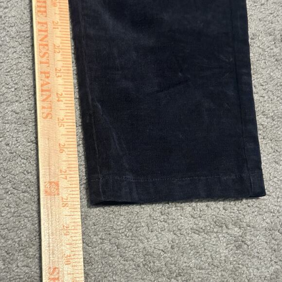 Brooks Brothers Women 6 Pant Skinny Corduroy Ankle Stretch‎ Black NWT - Picture 12 of 12